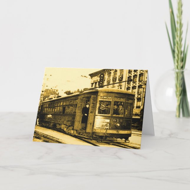 WunschStreetcar auf Kanal-St. Karte (Vorderseite)
