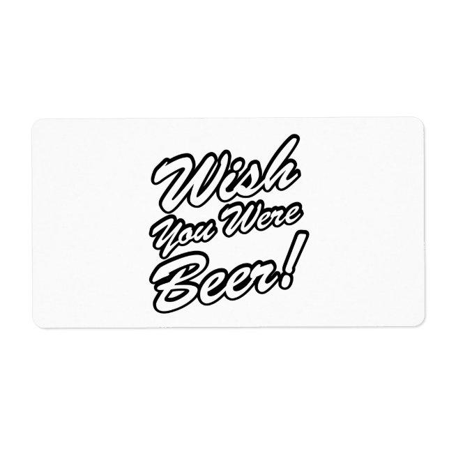 Wünschte, du wärest Bier! (Vorne)