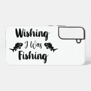 Wünschte, ich würde lustige Fischen-Zitate machen Samsung Galaxy Hülle