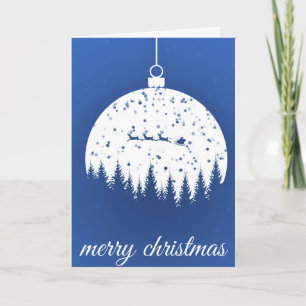 Wunschurlaub dekorativer Weihnachtsbaum Feiertagskarte