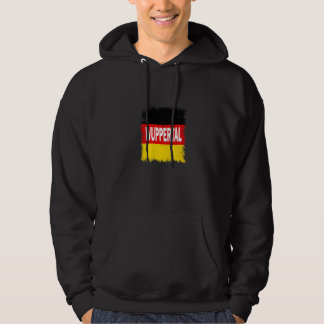 Wuppertal Deutschland mit deutscher Flagge Hoodie