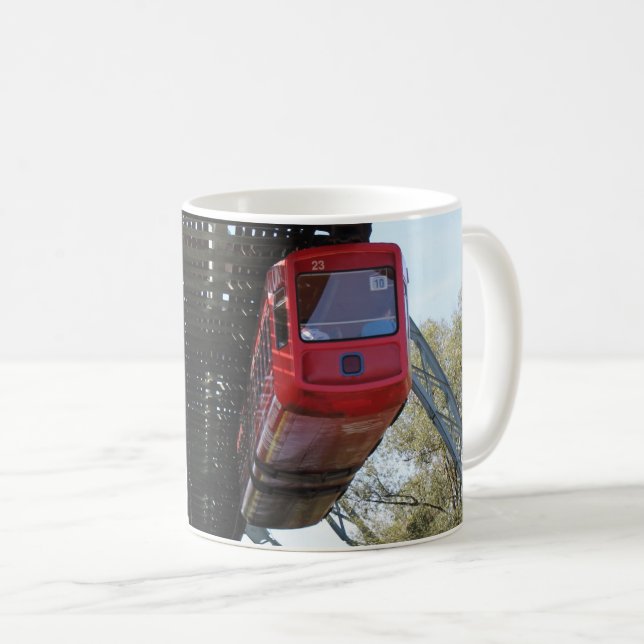 Wuppertal Floating Train / Wuppertaler Schwebebahn Kaffeetasse (VorderseiteRechts)