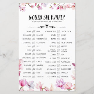 Würde sie eher Brautparty spielen