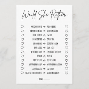 Würde sie eher Brautparty spielen Programm