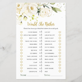 Würde sie eher das Brautparty von White Roses spie Flyer
