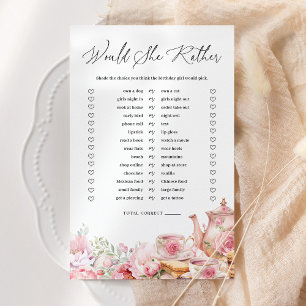 Würde sie eher rosa Party-Spiel mit Blumenkohl spi