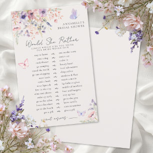 Würde sie eher Schmetterling Floral Brautparty