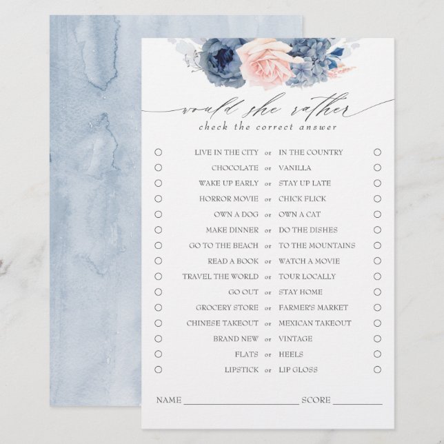 Würde sie eher trostloses Brautparty spielen (Vorne/Hinten)