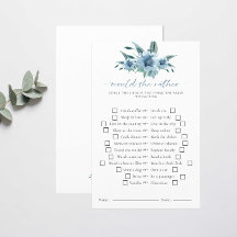 Würde sie etwas blaues Brautparty machen?