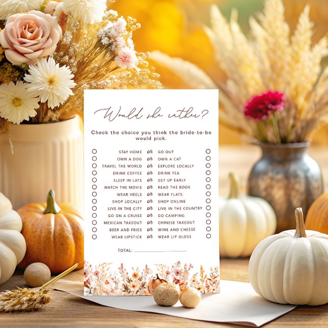 Würde sie stattdessen fallen Pumpkin Brautparty Ga (Von Creator hochgeladen)