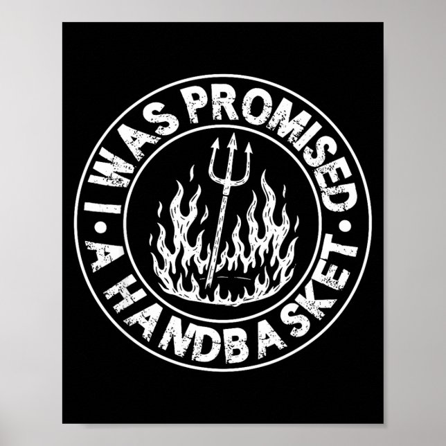 Wurde versprochen ein Handkorb Spaß bedrängter Pit Poster (Vorne)