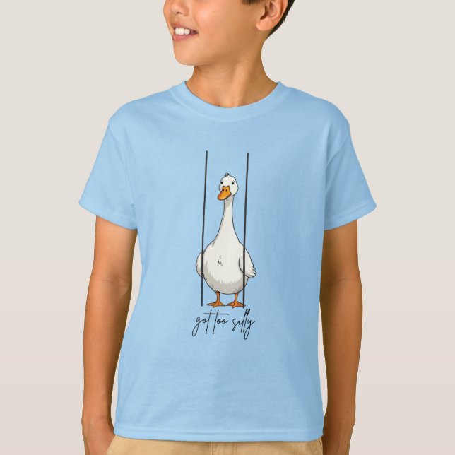 Wurde zu alberne Gans T-Shirt (Vorderseite)