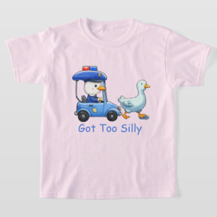Wurde zu alberner lustiger Gänse-Polizei-Humor T-Shirt