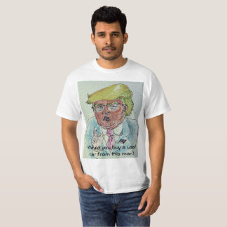Würden Sie einen Gebrauchtwagen von diesem T-Shirt