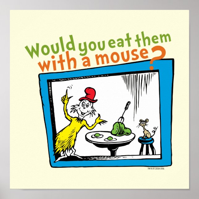 Würdest du sie mit einer Maus essen? Poster (Vorne)