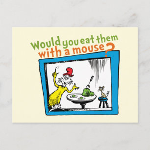 Würdest du sie mit einer Maus essen? Postkarte