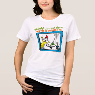 Würdest du sie mit einer Maus essen? Tri-Blend Shirt
