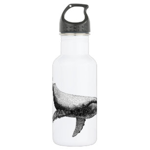 WÜRDEVOLLER BUCKEL-WAL TRINKFLASCHE