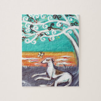 Würdevoller Windhund