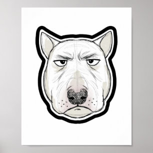 Würdevolles Hundeporträt Poster