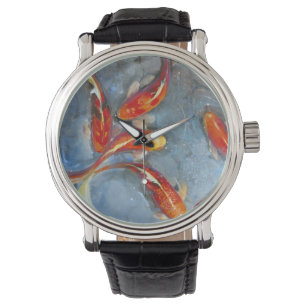 Würdevolles Koi II Armbanduhr
