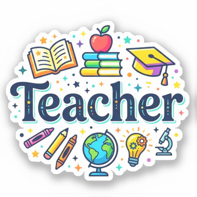 Würdigung der Lehrer Aufkleber (Vorderseite)