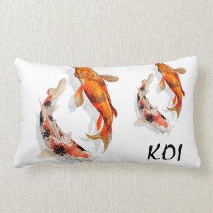 Wurf Kissen-KOI Fische Lendenkissen
