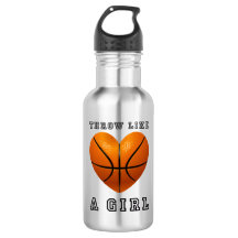 Wurf wie ein Mädchenbasketball
