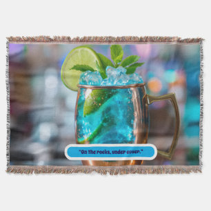Wurfdecke mit Cocktail Decke