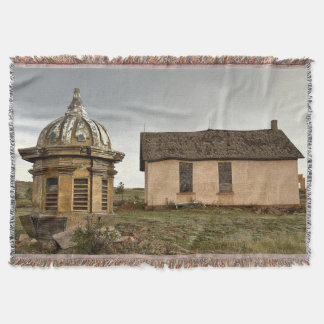 Wurfdecke mit verlassener Landschaft Decke