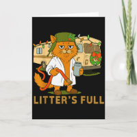 Würfe voll lustige Katze mit Schlauch und Trinken