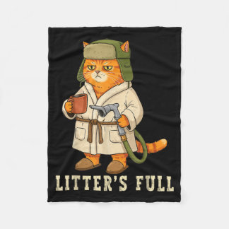 Würfe voll lustige Katze Weihnachten Gpy für Katze Fleecedecke