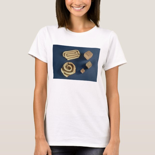 Würfel aus Sandstein und Terracotta-Labyrinth, Har T-Shirt (Vorderseite)