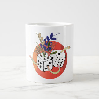 Würfel in einem parallelen Universum Jumbo-Tasse