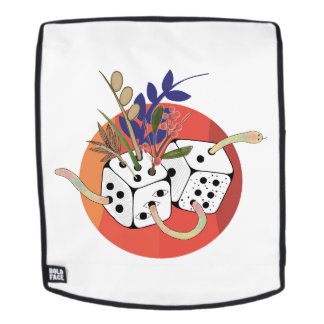 Würfel in einem parallelen Universum Rucksack