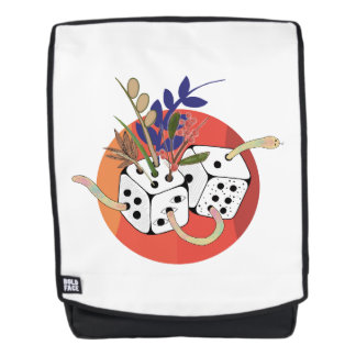 Würfel in einem parallelen Universum Rucksack