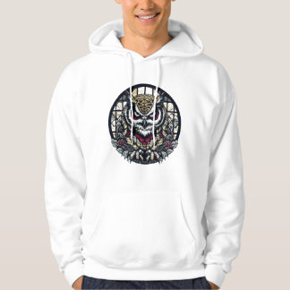 Würfel in runden Fenstern Hoodie