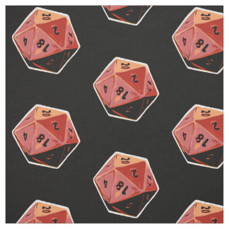 Würfel-Kunst-Gewebe des Gamer-d20 Stoff