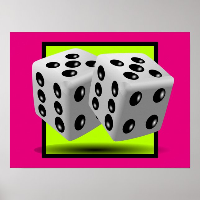Würfel Poster (Vorne)
