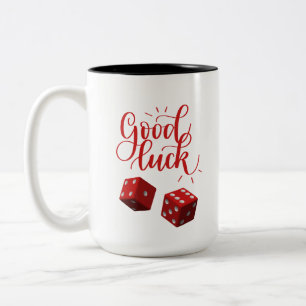 Würfel Zweifarbige Tasse
