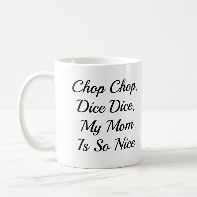 Würfelchen, meine Mutter ist so nett oder deine Na Kaffeetasse (Links)