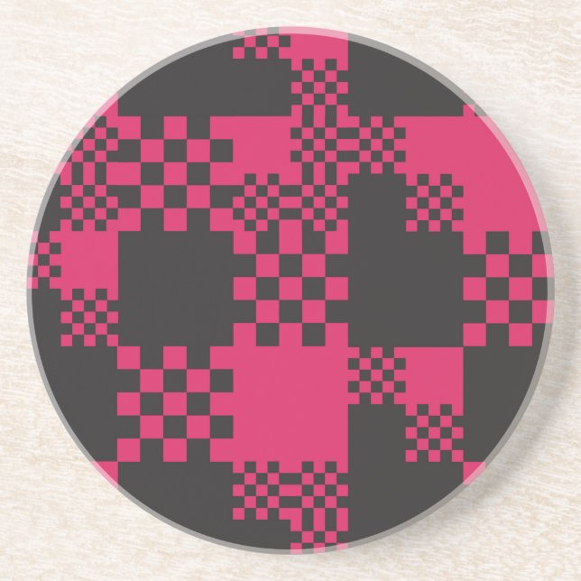 würfelförmige Gestalt Getränkeuntersetzer (Vorne)