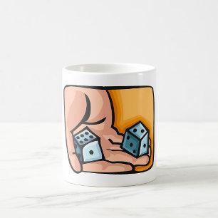 Würfeln Kaffeetasse