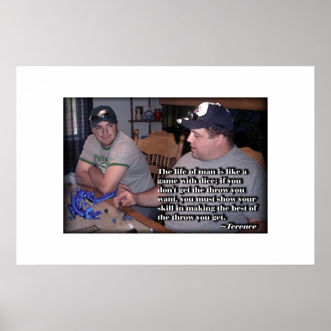 würfeln poster (Vorne)