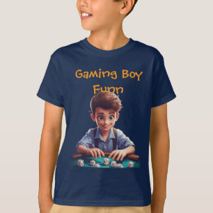 Würfelspiel Junge – Kasino-Stil Grafik ,T-Shirt T-Shirt