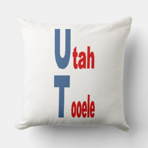 Wurfkissen 20" x 20"  UTAH  TOURISMUS Kissen