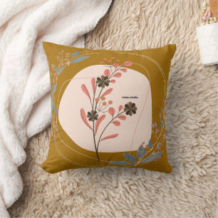 Wurfkissen Boho Wildblume Botanisch Kissen