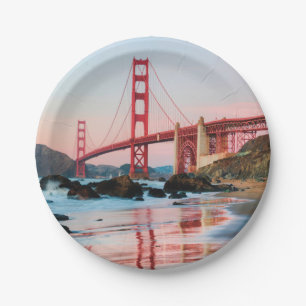 Wurfkissen Golden Gate Bridge Pappteller
