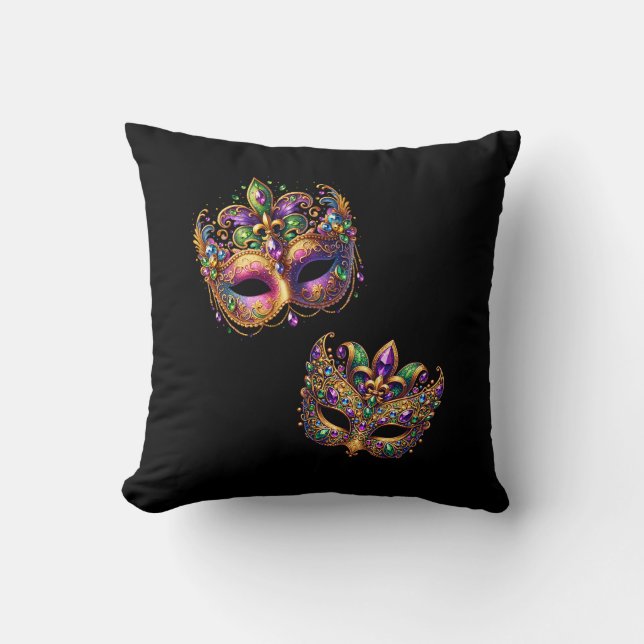 Wurfkissen Mardi Gras Kissen (Vorderseite)