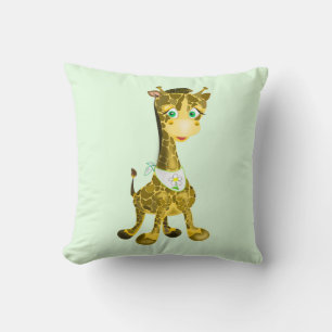 Wurfkissen mit süßen Giraffen Kissen